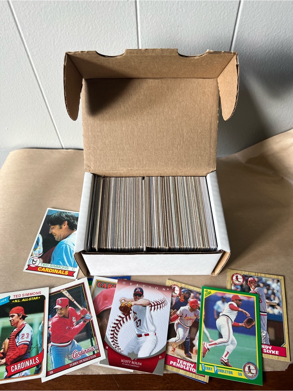 St. Louis Cardinals Baseball Trading Card Lot